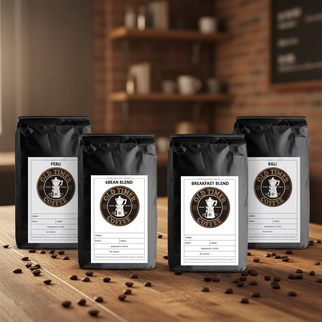 Best Sellers Sample Pack: 6Bean, Cowboy, Breakfast, Peru, Mexico, Bali